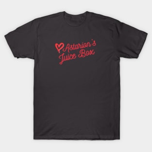 Astarions Juice Box red text and heart T-Shirt